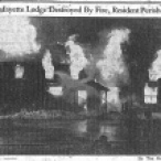 Lafayette Lodge fire 1960.